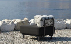 One Bar Element 1 Aufblasbarer Sessel / Sitzelement Dark Grey / Blue -Campingmöbel Geschäft 365705 2413670 1