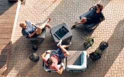 One Bar Element 2 Aufblasbarer Sessel / Sitzelement Dark Grey / Blue -Campingmöbel Geschäft 365723 2596807 1