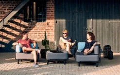 One Bar Element 2 Aufblasbarer Sessel / Sitzelement Dark Grey / Blue -Campingmöbel Geschäft 365735 2596813 1